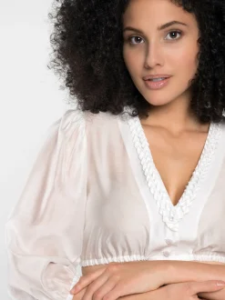 Spieth & Wenksy Damen Dirndlbluse - Fidelia in weiß