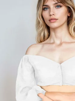 Spieth & Wenksy Damen Dirndlbluse - Germ in weiß