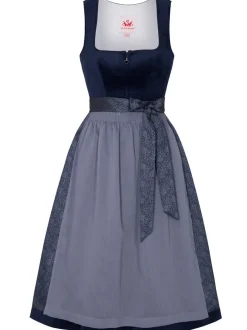 Spieth & Wenksy Damen Dirndl - Glada in blau