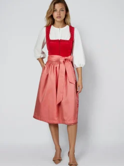 Spieth & Wenksy Damen Dirndl - Gloria in rot