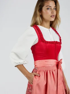 Spieth & Wenksy Damen Dirndl - Gloria in rot