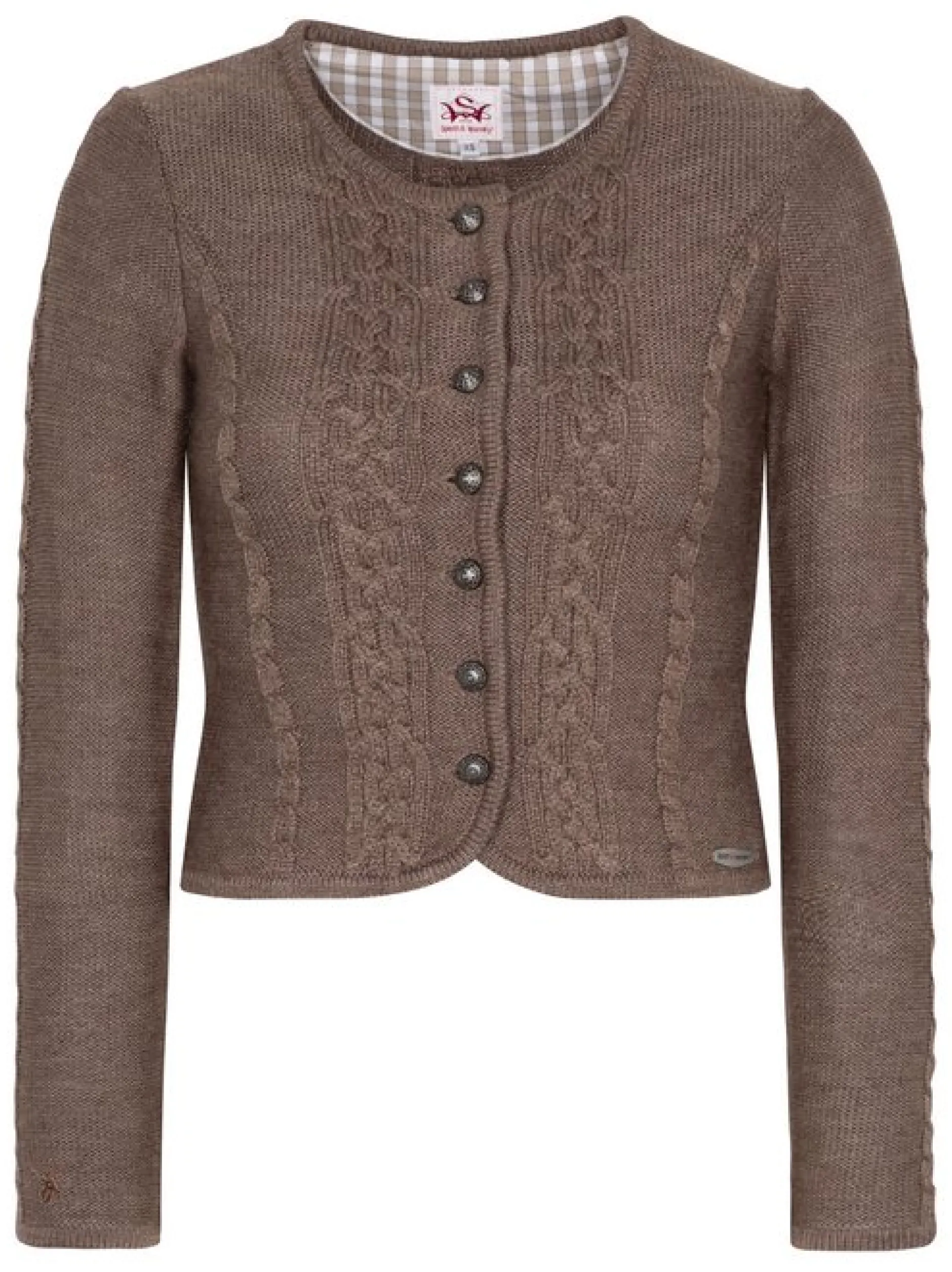 Spieth & Wenksy Damen Trachtenstrickjacke - Bonn in braun