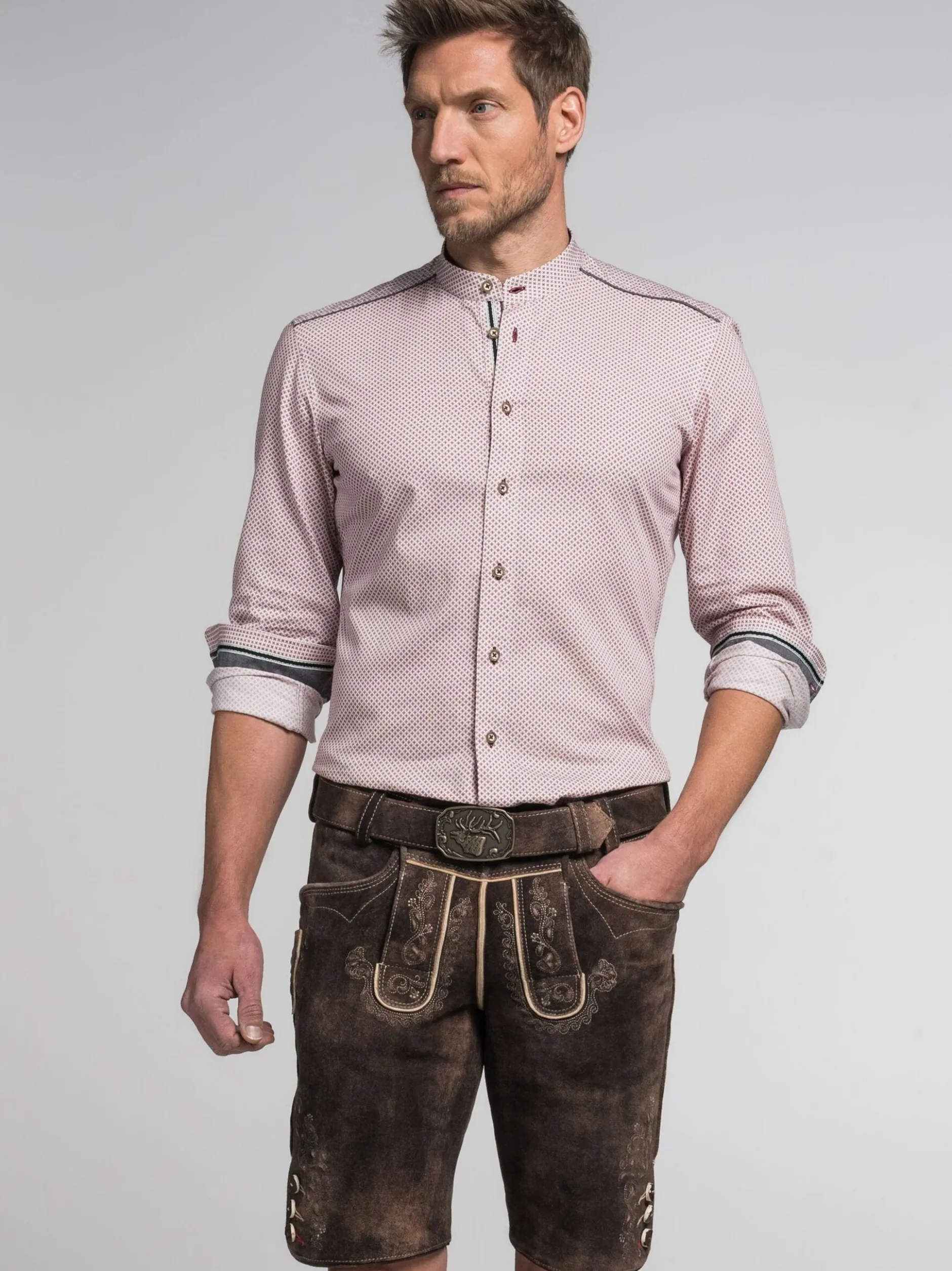 Spieth & Wenksy Herren Lederhose - Alex in braun