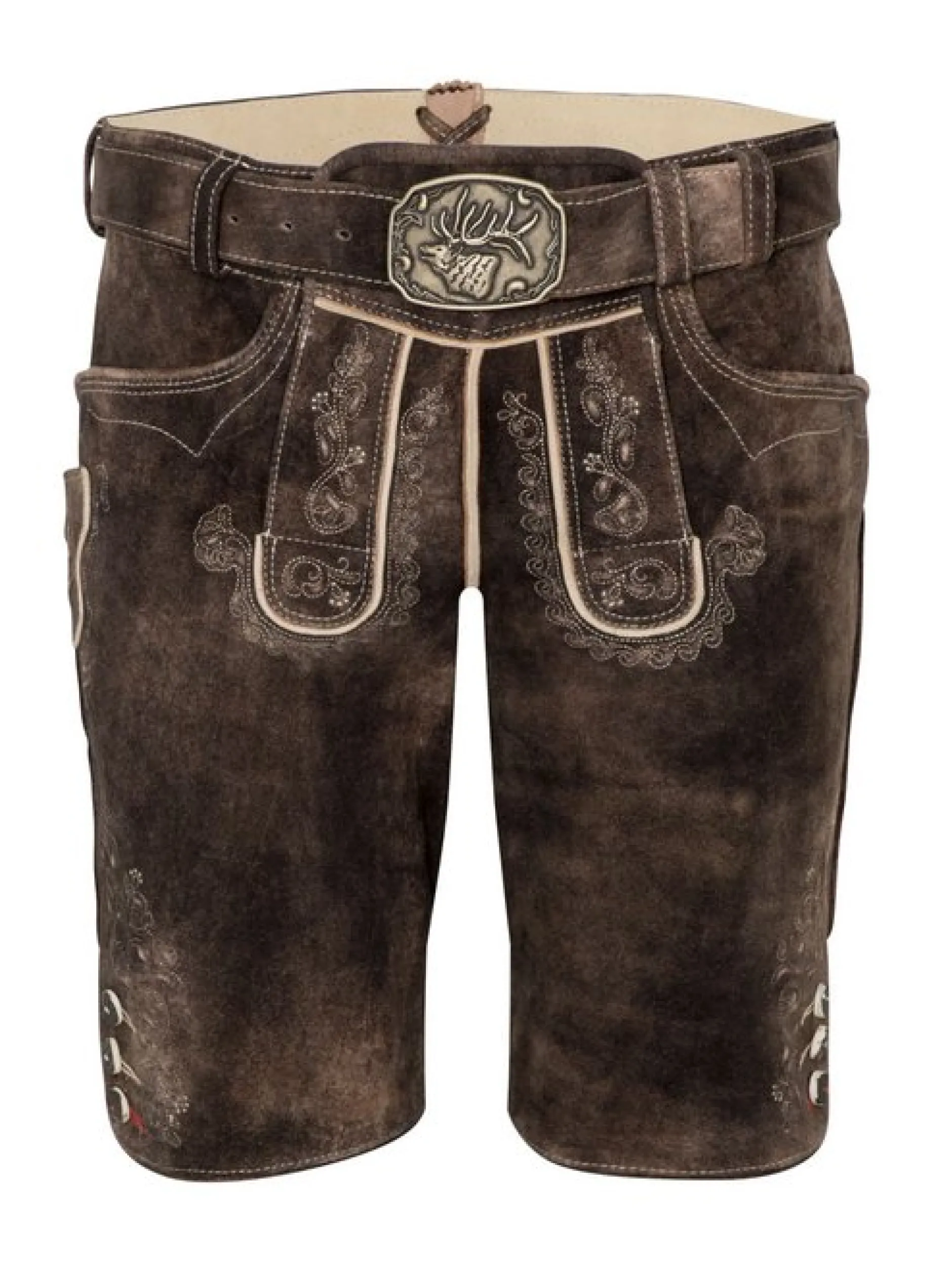 Spieth & Wenksy Herren Lederhose - Alex in braun