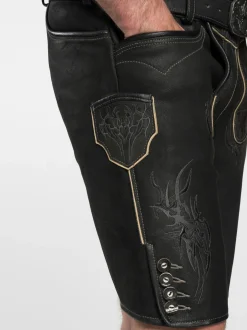 Spieth & Wenksy Herren Lederhose - Fulvier in schoko