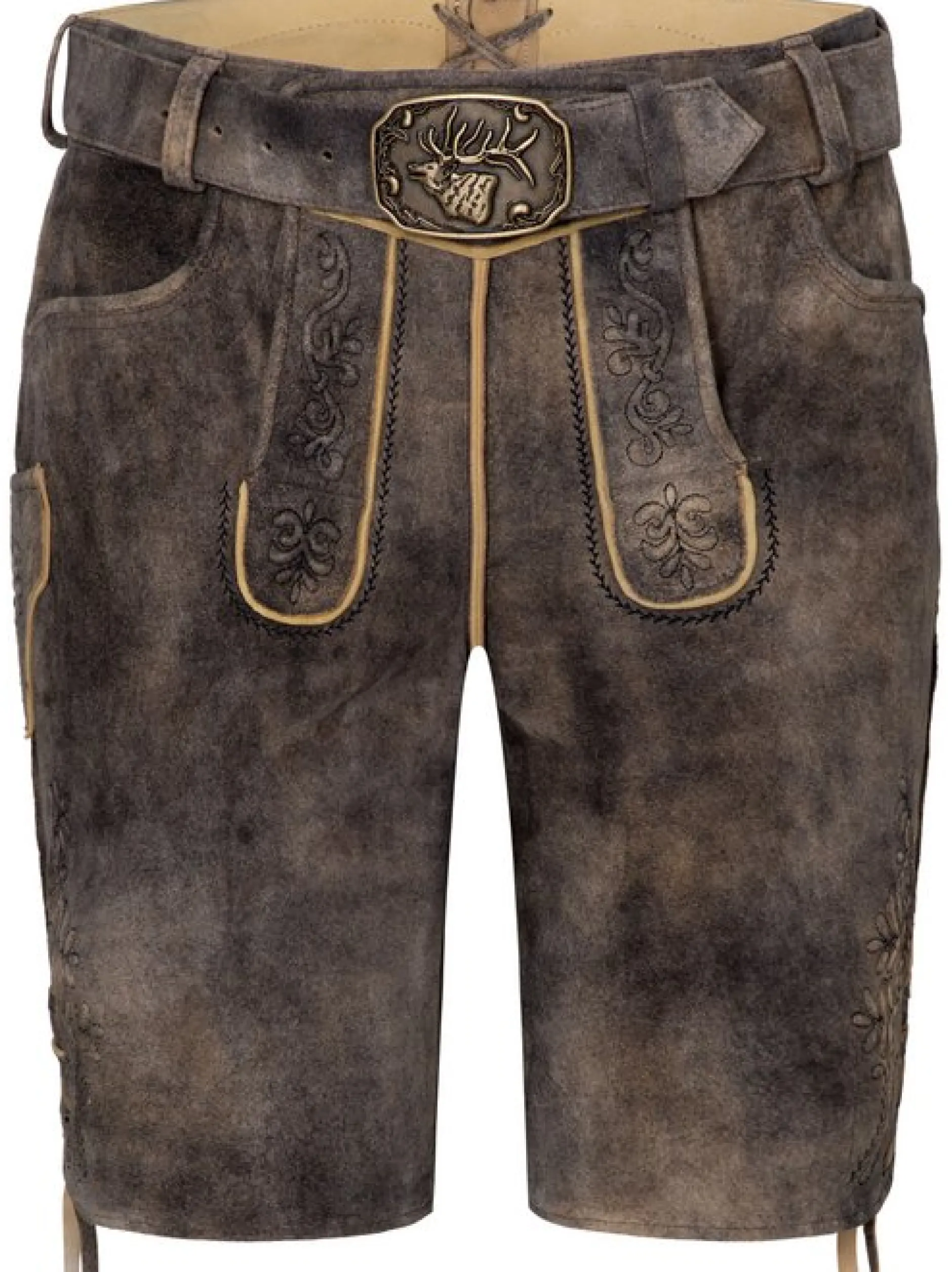 Spieth & Wenksy Herren Lederhose - Gottlieb in braun