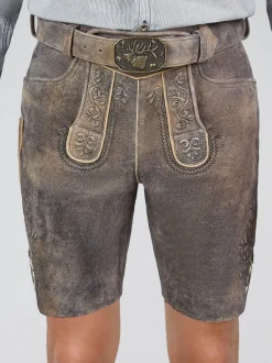 Spieth & Wenksy Herren Lederhose - Heribert in braun