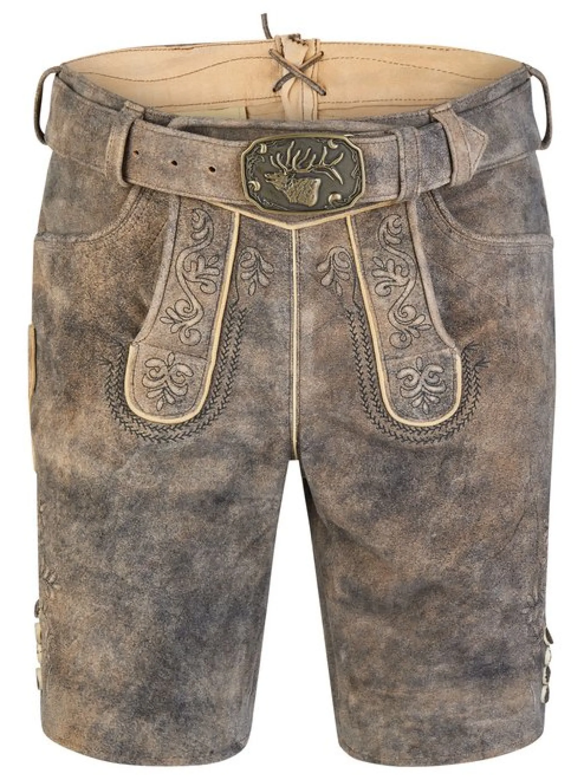 Spieth & Wenksy Herren Lederhose - Heribert in braun