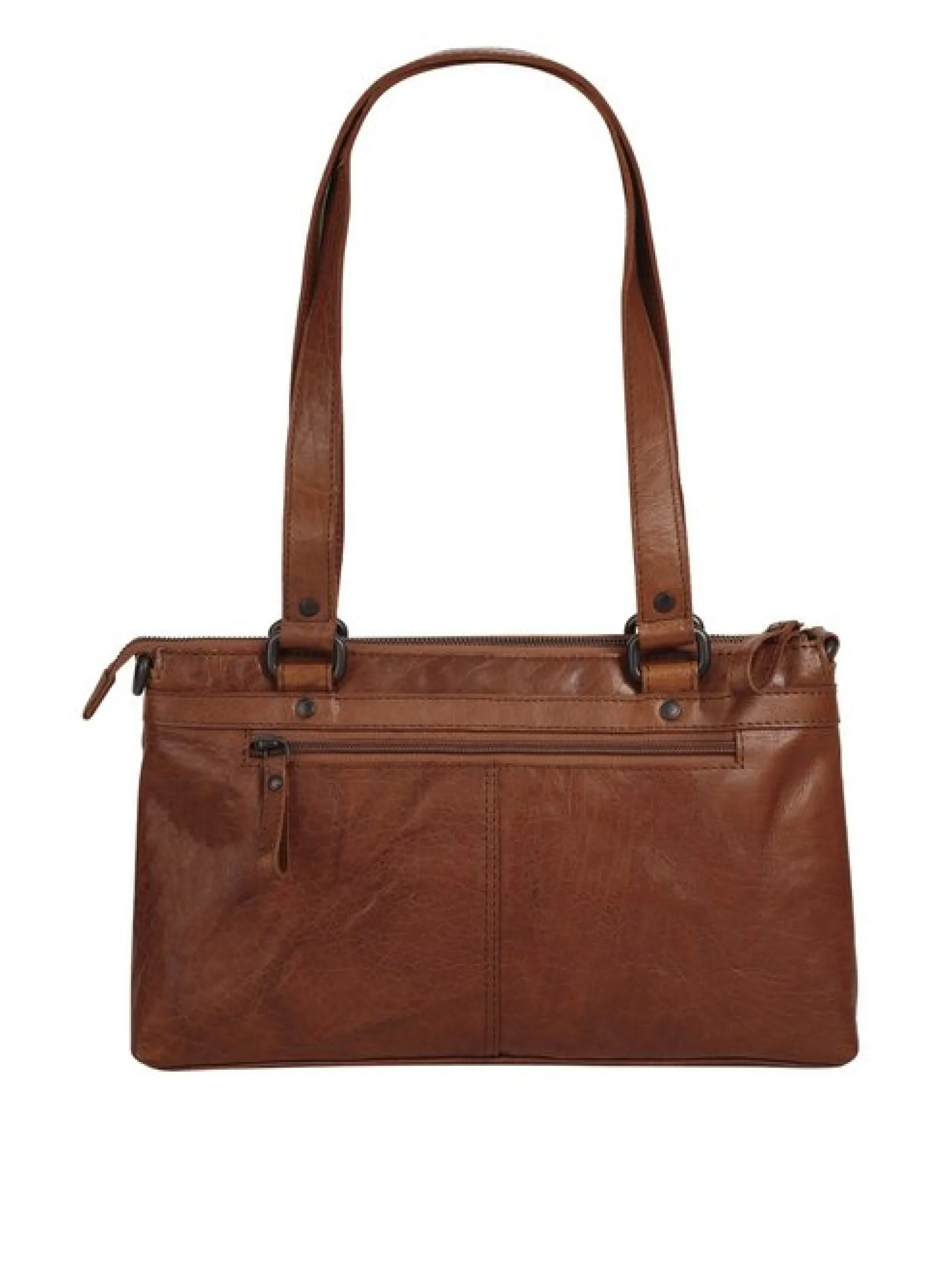 Spikes & Sparrow Damen Handtasche in cognac