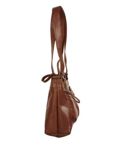 Spikes & Sparrow Damen Handtasche in cognac