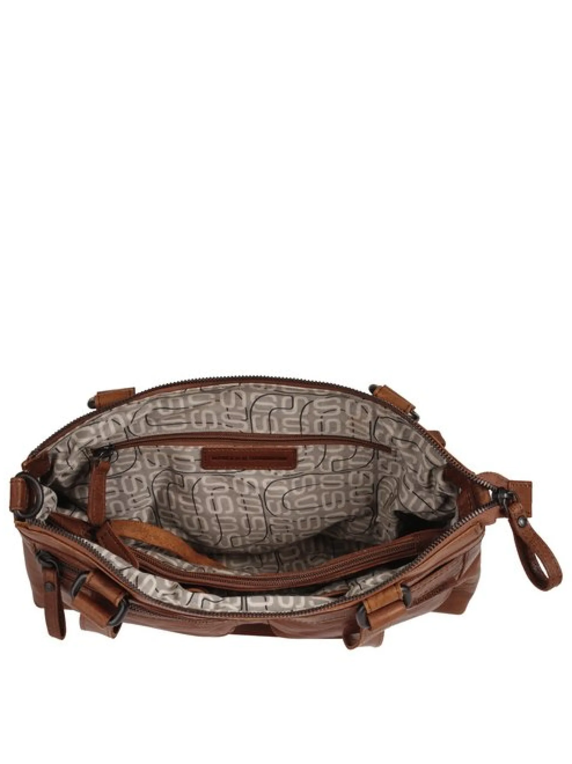 Spikes & Sparrow Damen Handtasche in cognac
