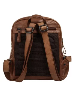 Spikes & Sparrow Damen Rucksack in cognac