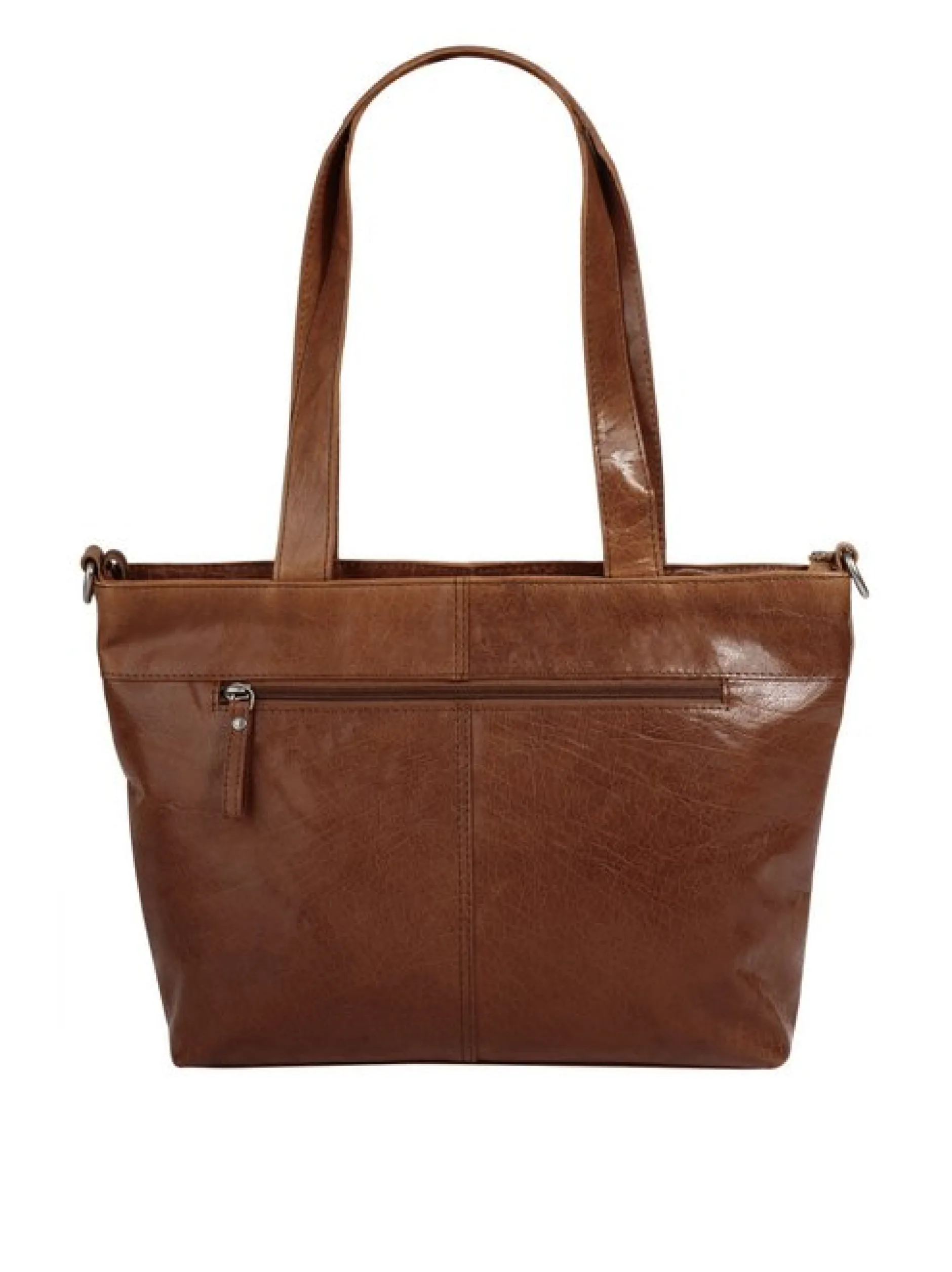 Spikes & Sparrow Damen Shopper in cognac