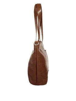 Spikes & Sparrow Damen Shopper in cognac