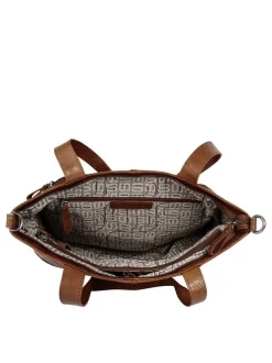Spikes & Sparrow Damen Shopper in cognac