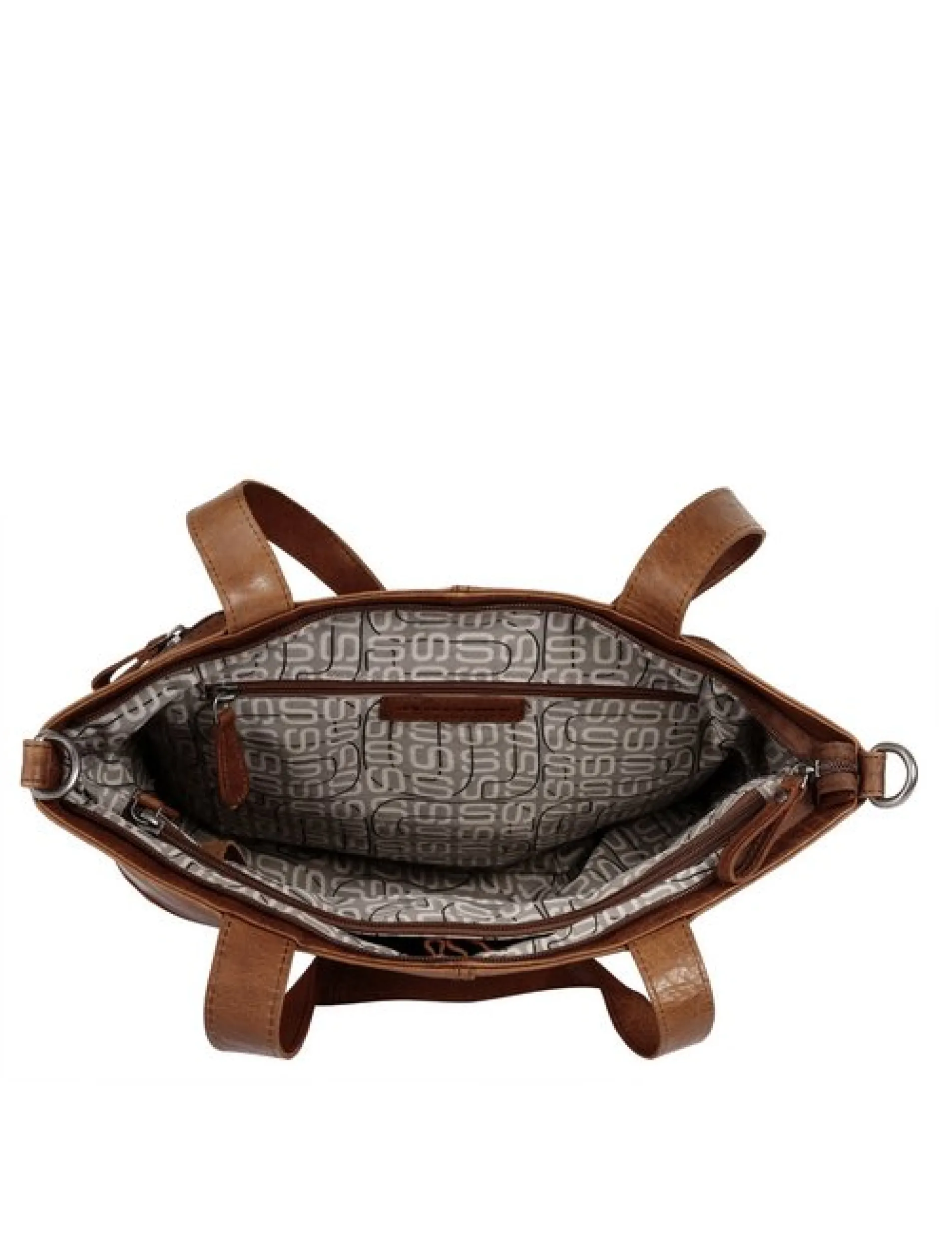 Spikes & Sparrow Damen Shopper in cognac
