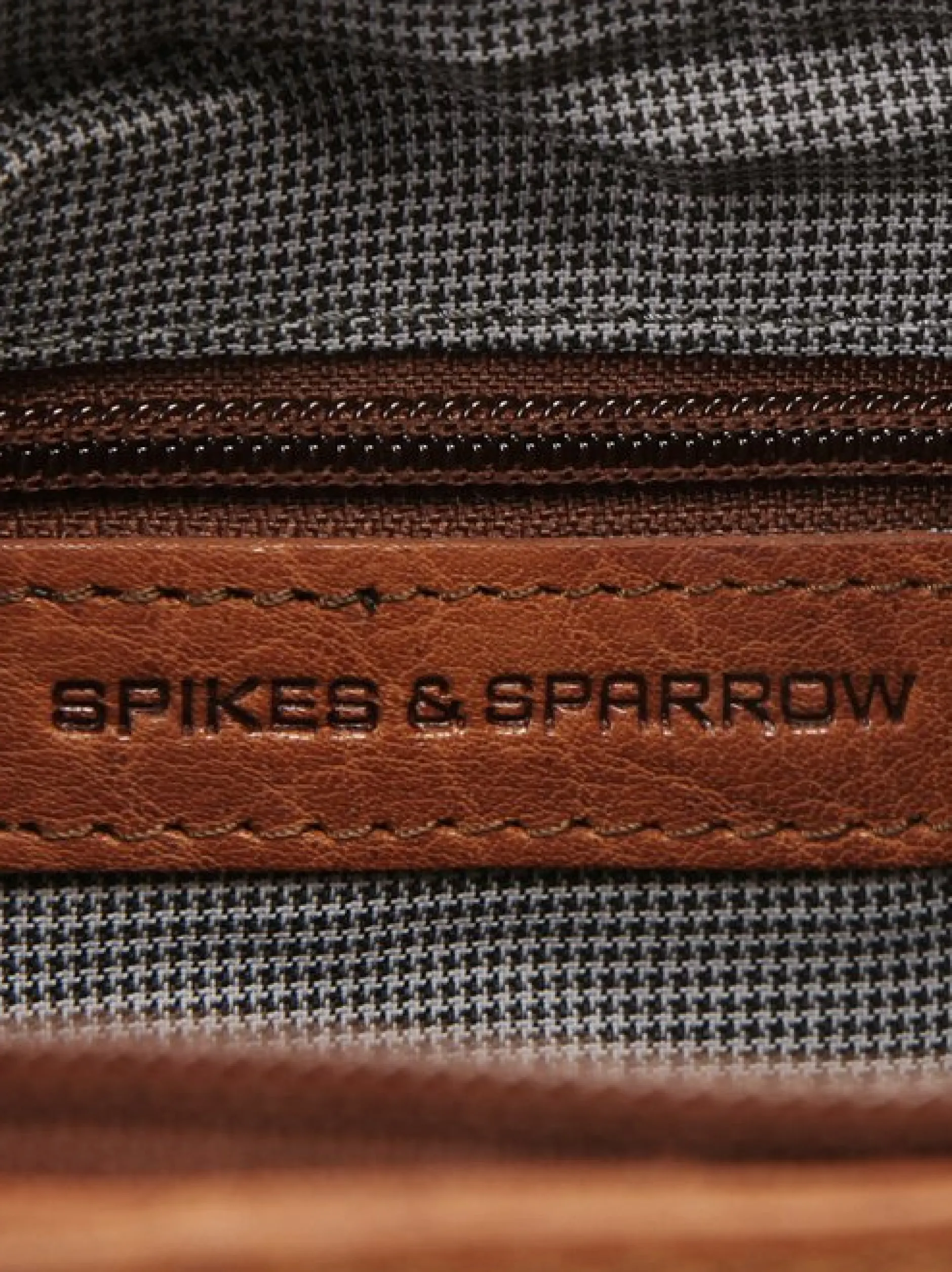 Spikes & Sparrow Damen Umhängetasche in cognac