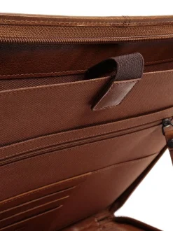 Spikes & Sparrow Unisex Dokumententasche in cognac