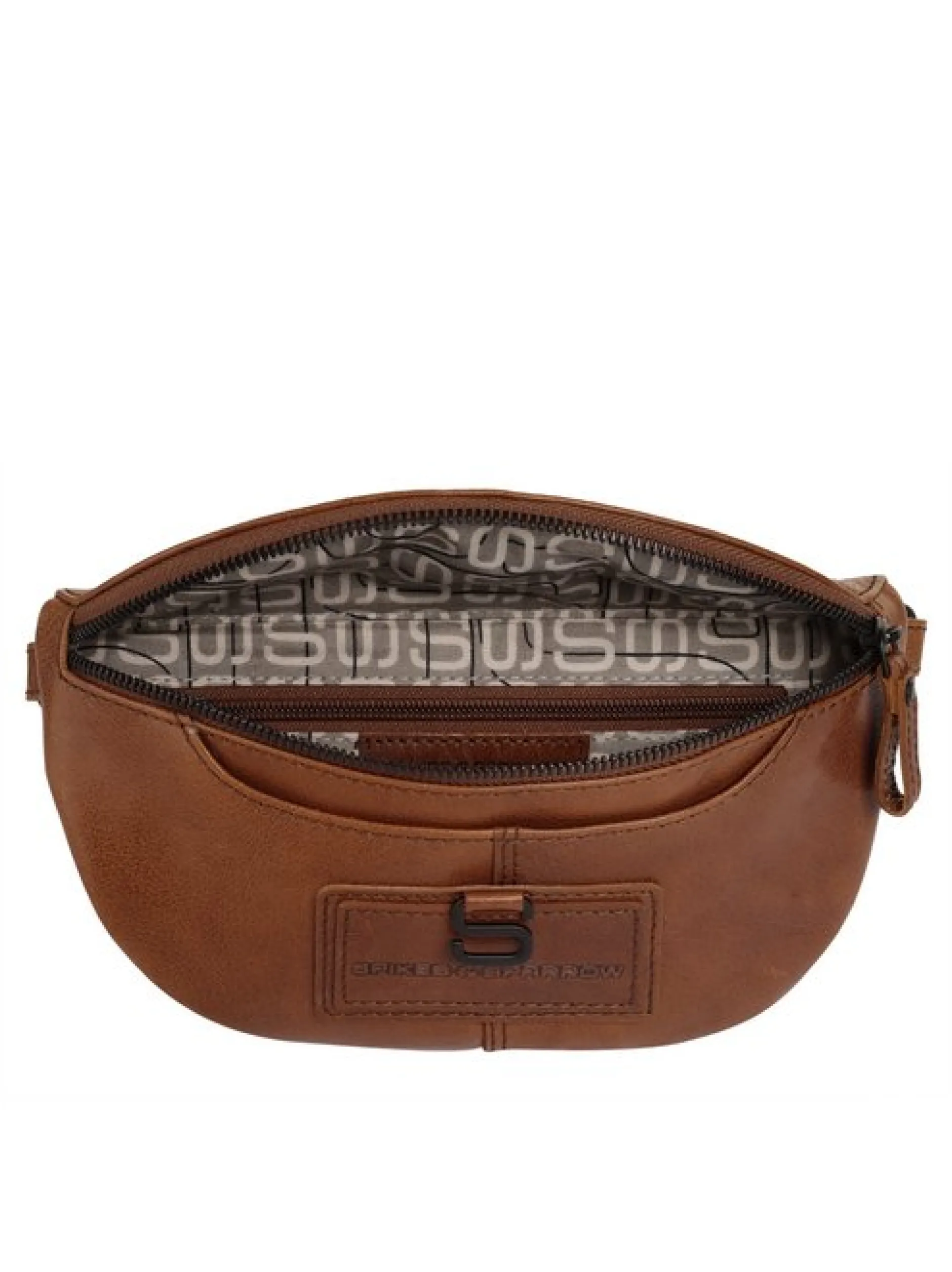 Spikes & Sparrow Unisex Gürteltasche in cognac