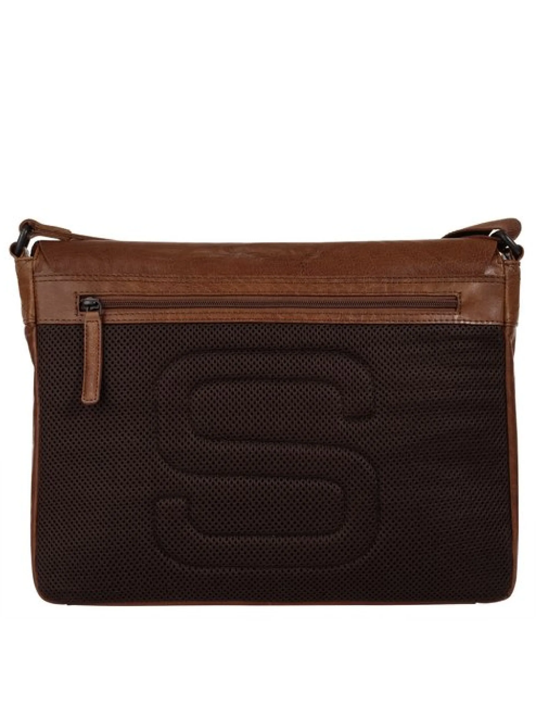 Spikes & Sparrow Unisex Messenger in cognac
