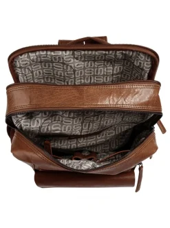 Spikes & Sparrow Unisex Rucksack in cognac