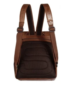 Spikes & Sparrow Unisex Rucksack in cognac