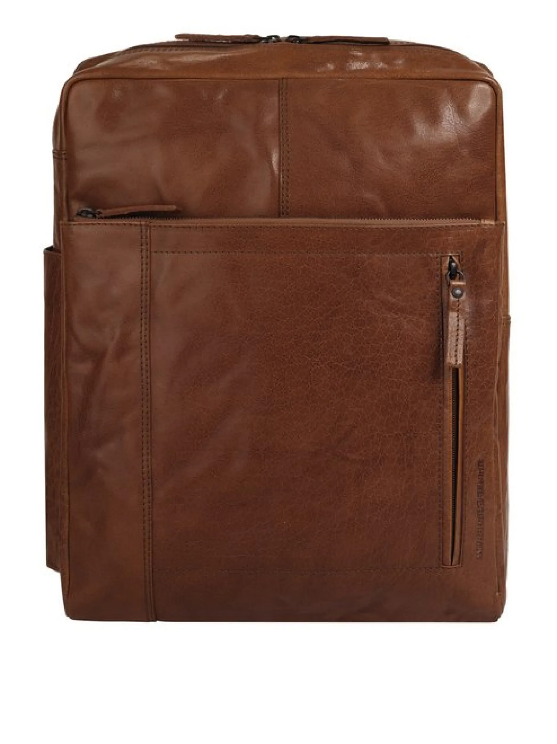 Spikes & Sparrow Unisex Rucksack in cognac