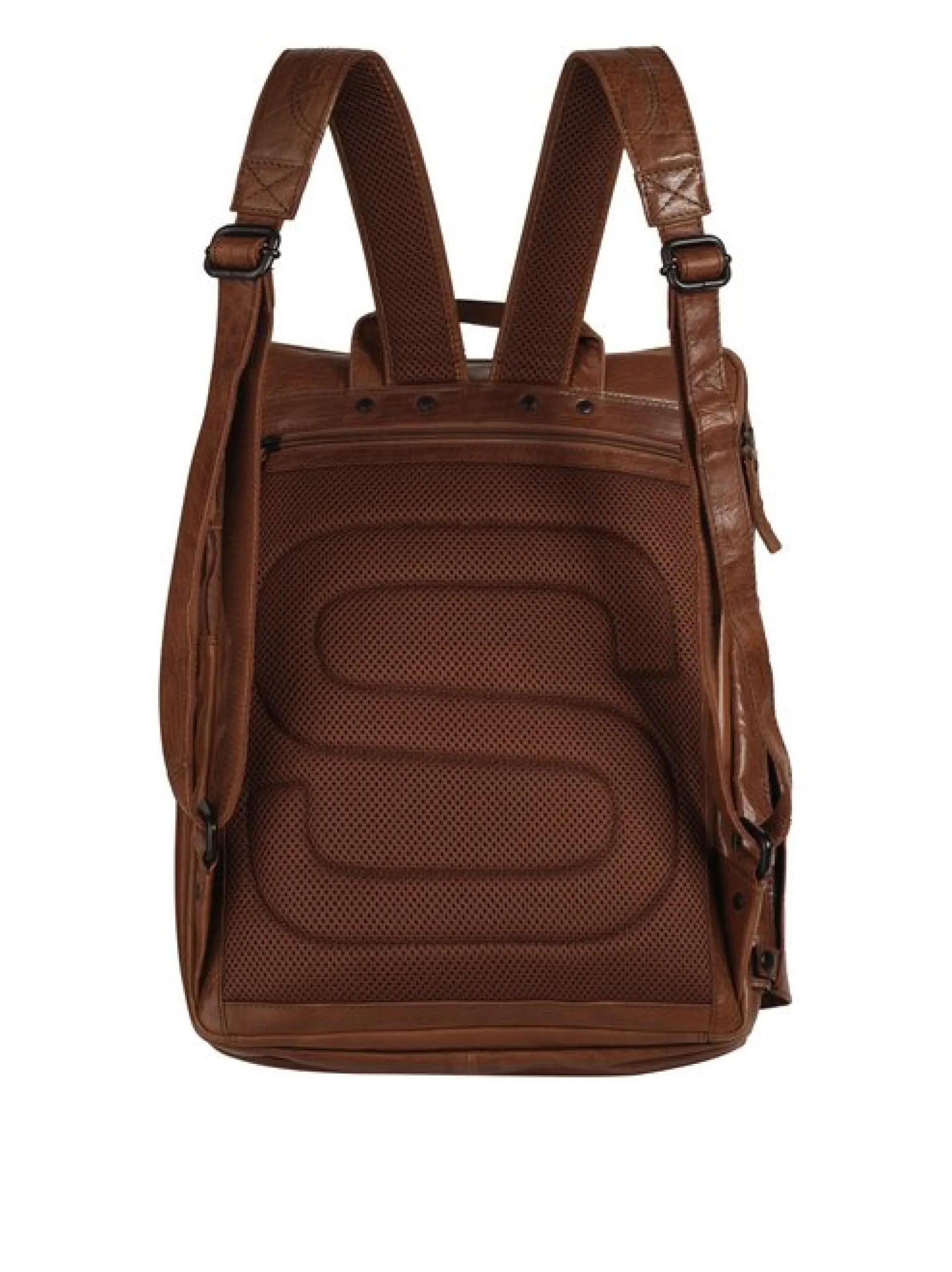 Spikes & Sparrow Unisex Rucksack in cognac