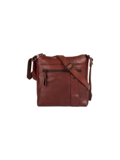 Spikes & Sparrow Unisex Umhängetasche in cognac