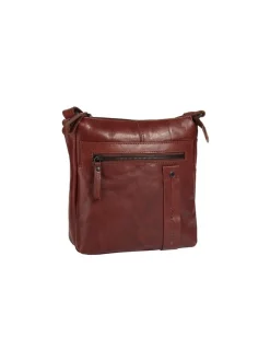 Spikes & Sparrow Unisex Umhängetasche in cognac