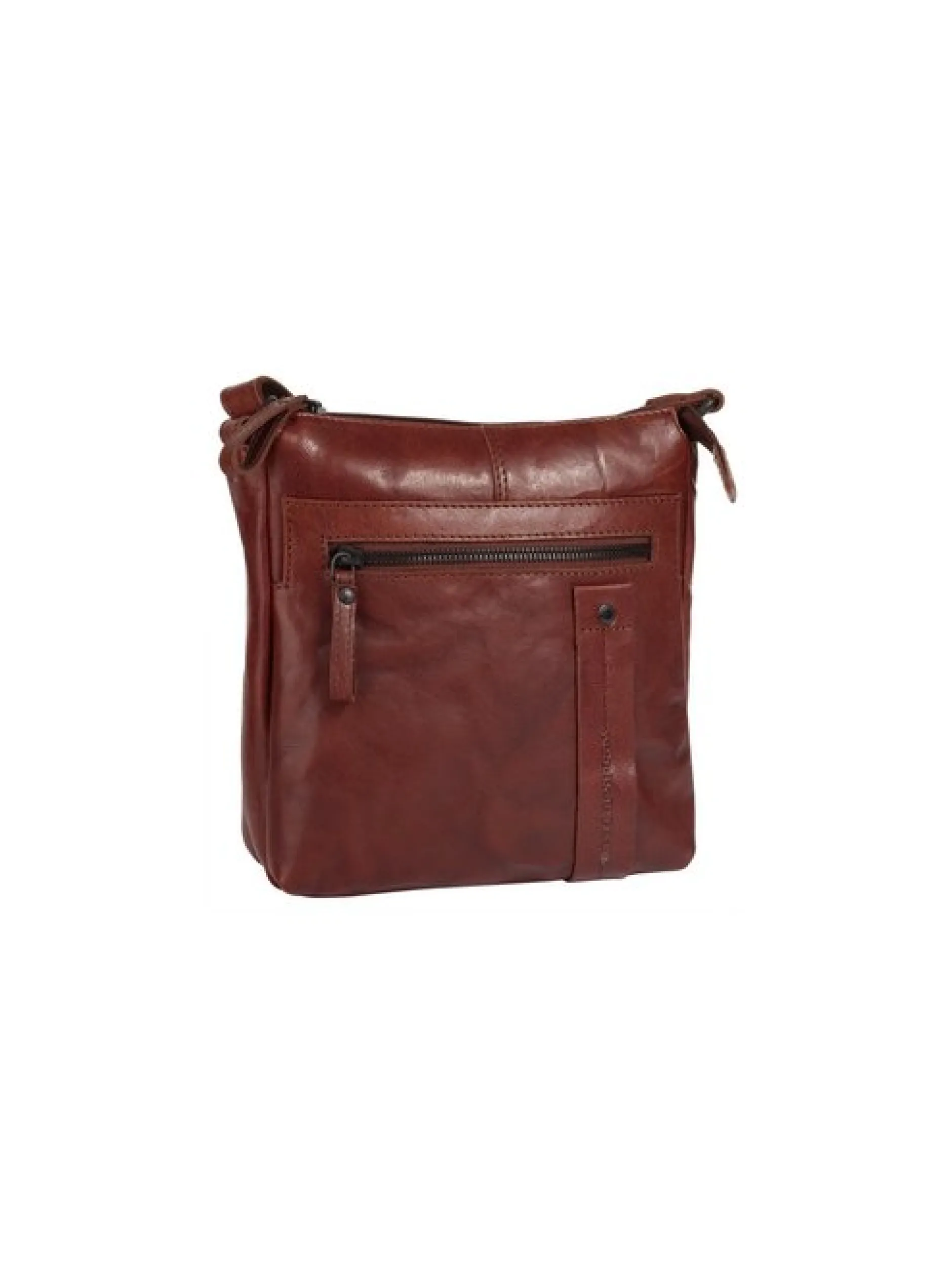 Spikes & Sparrow Unisex Umhängetasche in cognac