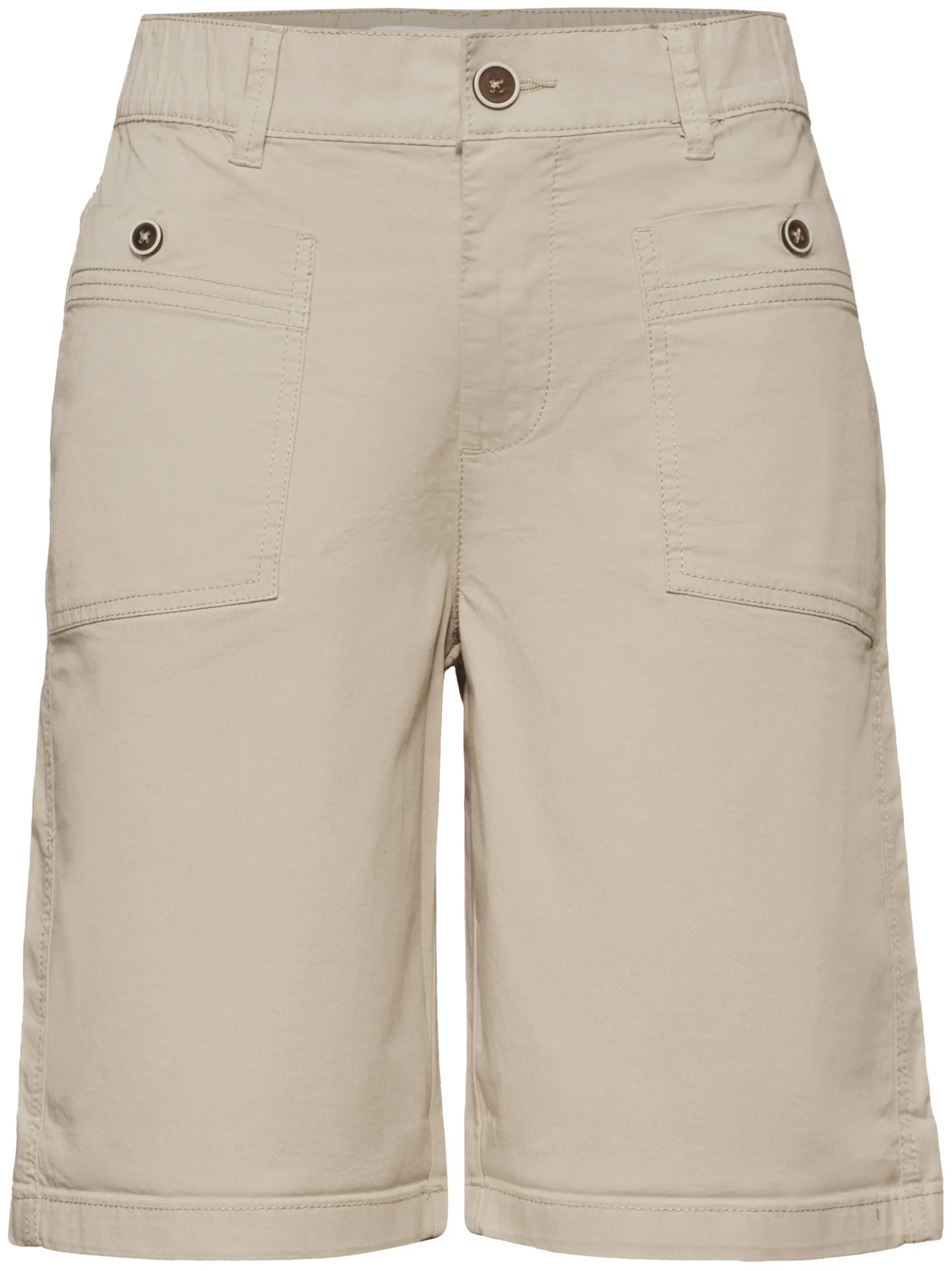 Street One Damen Bermuda in beige - Länge: mittel
