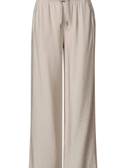 Street One Damen Hose in beige - Länge: lang
