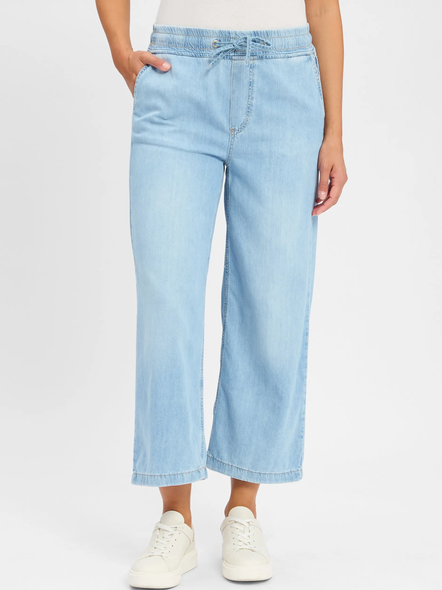 Street One Damen Jeans-Schlupfhose in hellblau