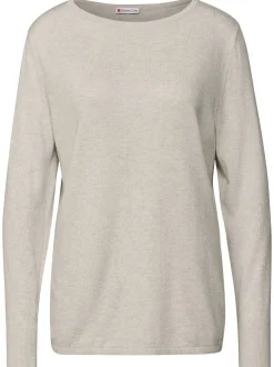 Street One Damen Strickpullover in beige