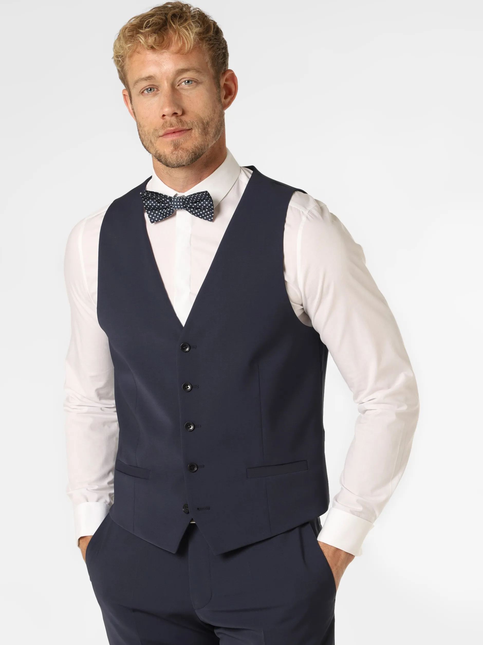 Strellson Herren Baukasten-Weste - Ves2 in marine