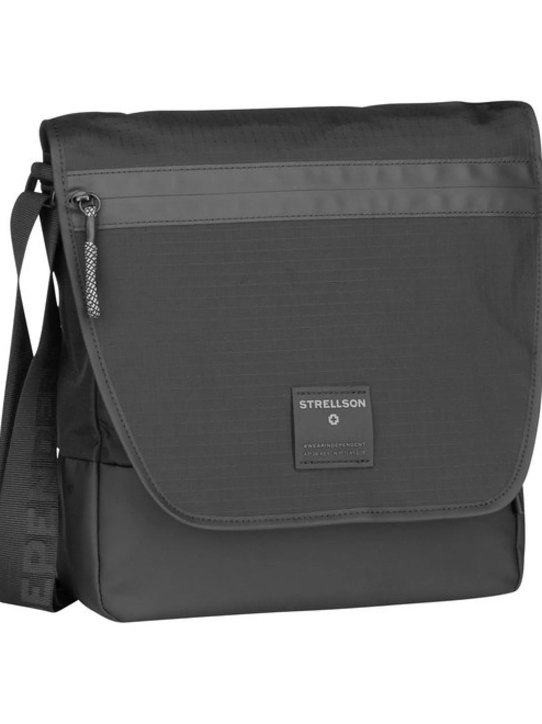 Strellson Herren Umhängetasche - Northwood RS Dorian MVF in schwarz