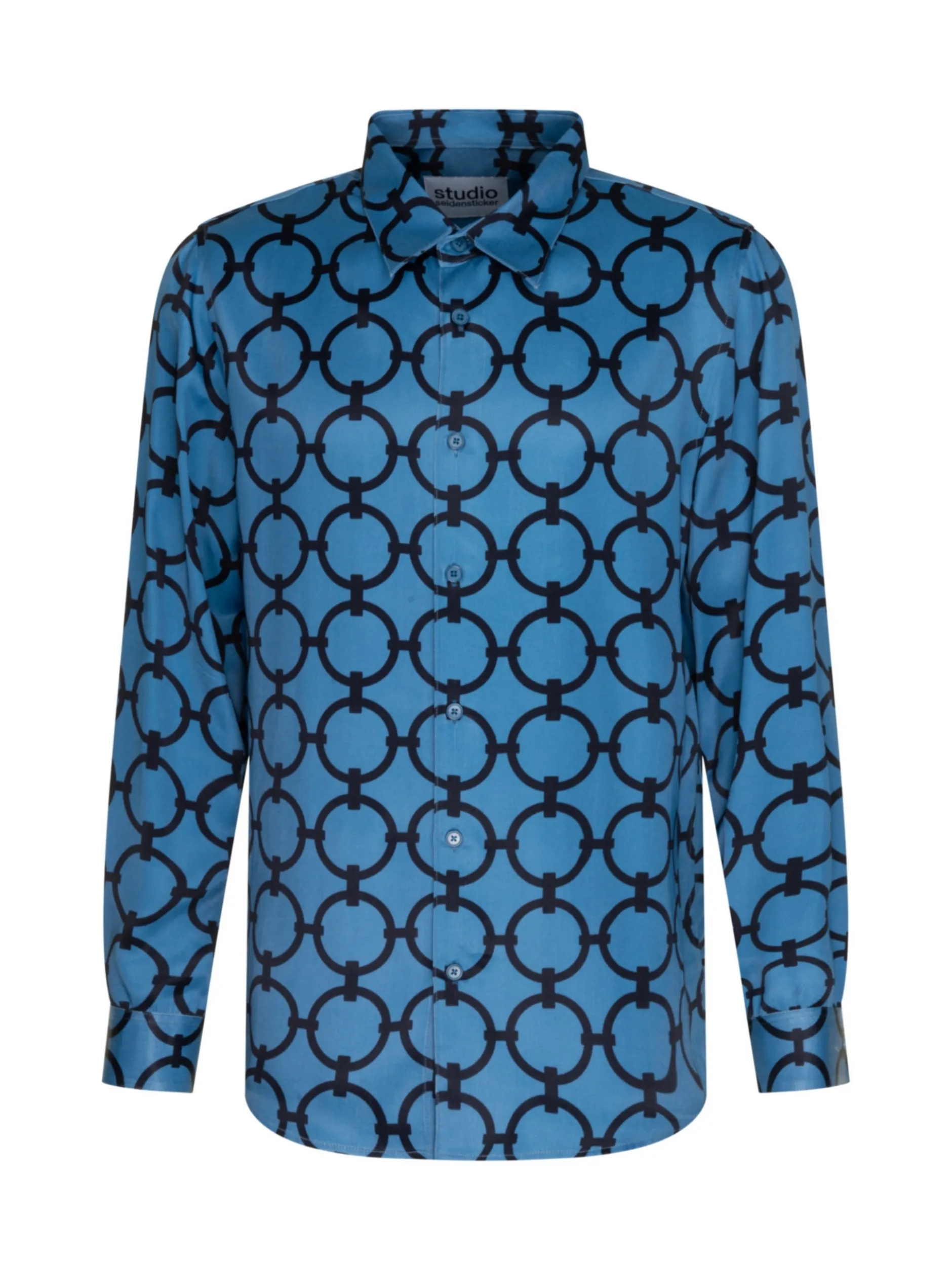 Studio Seidensticker Herren Casual Hemd - Unisex - Regular Fit in blau