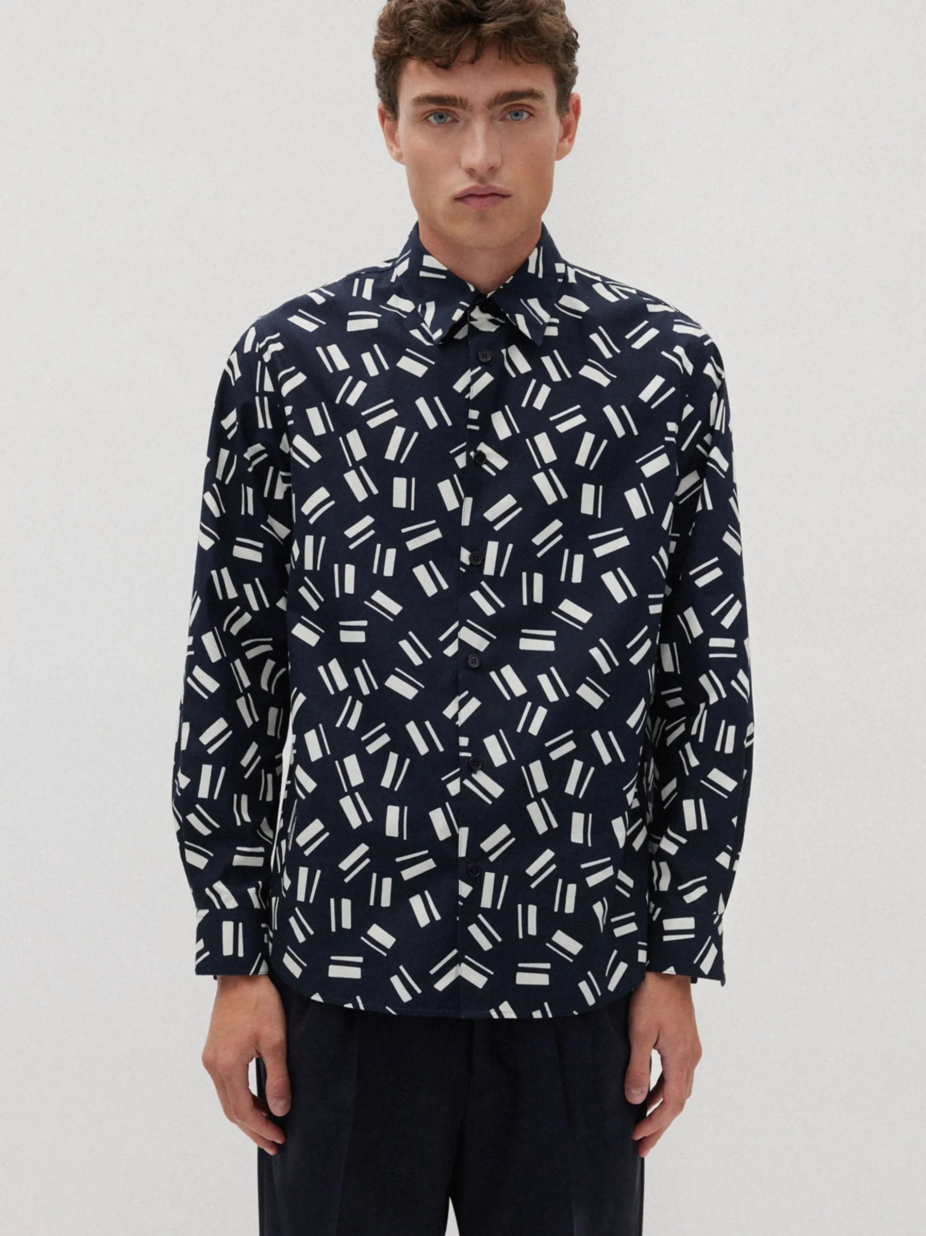 Studio Seidensticker Herren Casual Hemd - Unisex - Regular Fit in blau