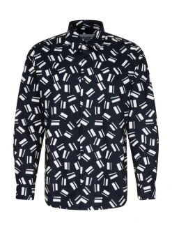Studio Seidensticker Herren Casual Hemd - Unisex - Regular Fit in blau