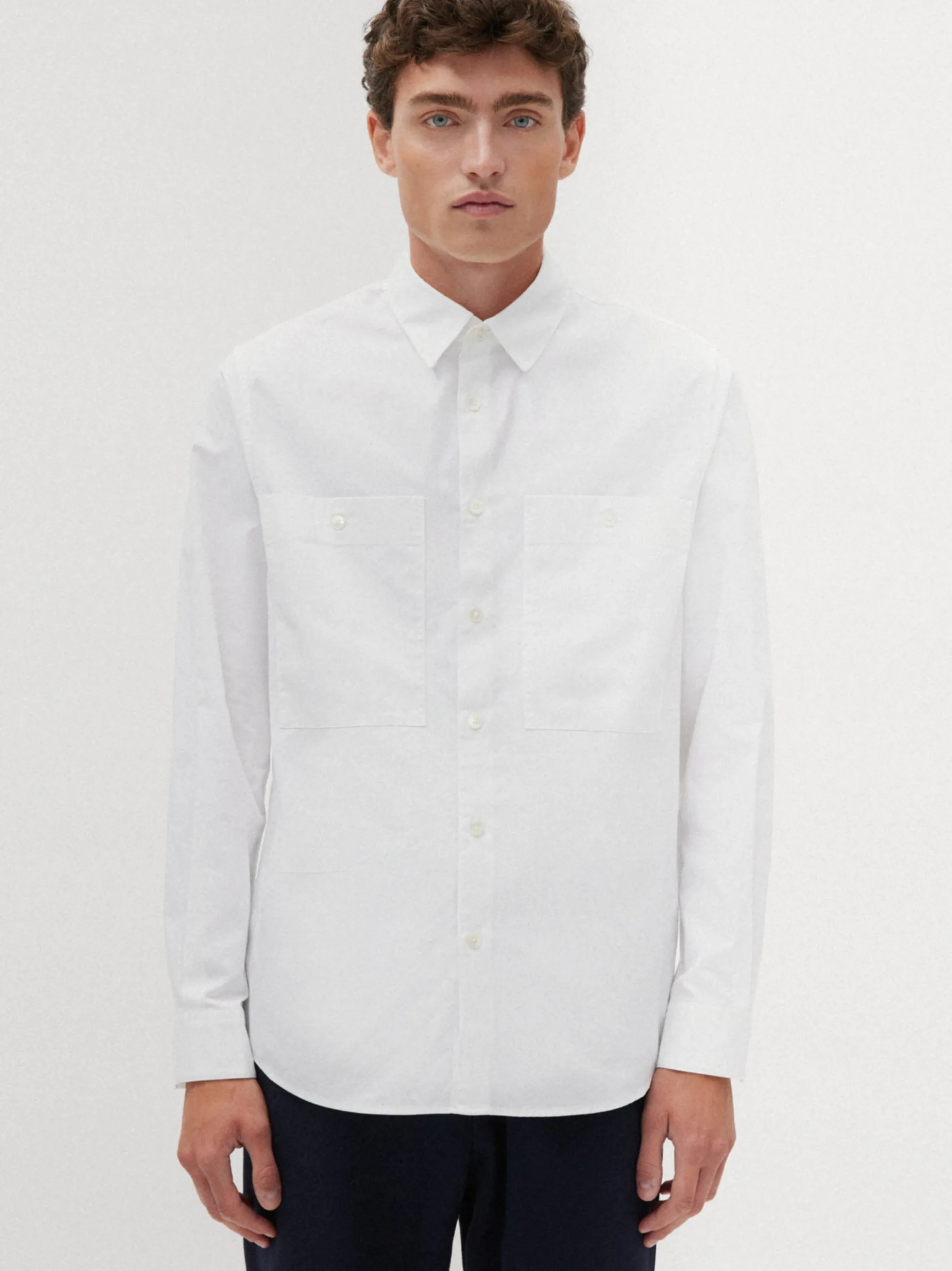 Studio Seidensticker Herren Casual Hemd - Unisex - Regular Fit in weiß