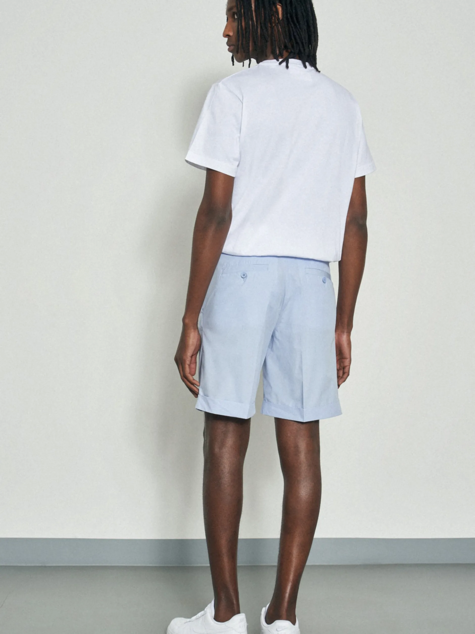 Studio Seidensticker Herren Chinoshorts - Unisex - Regular Fit in blau