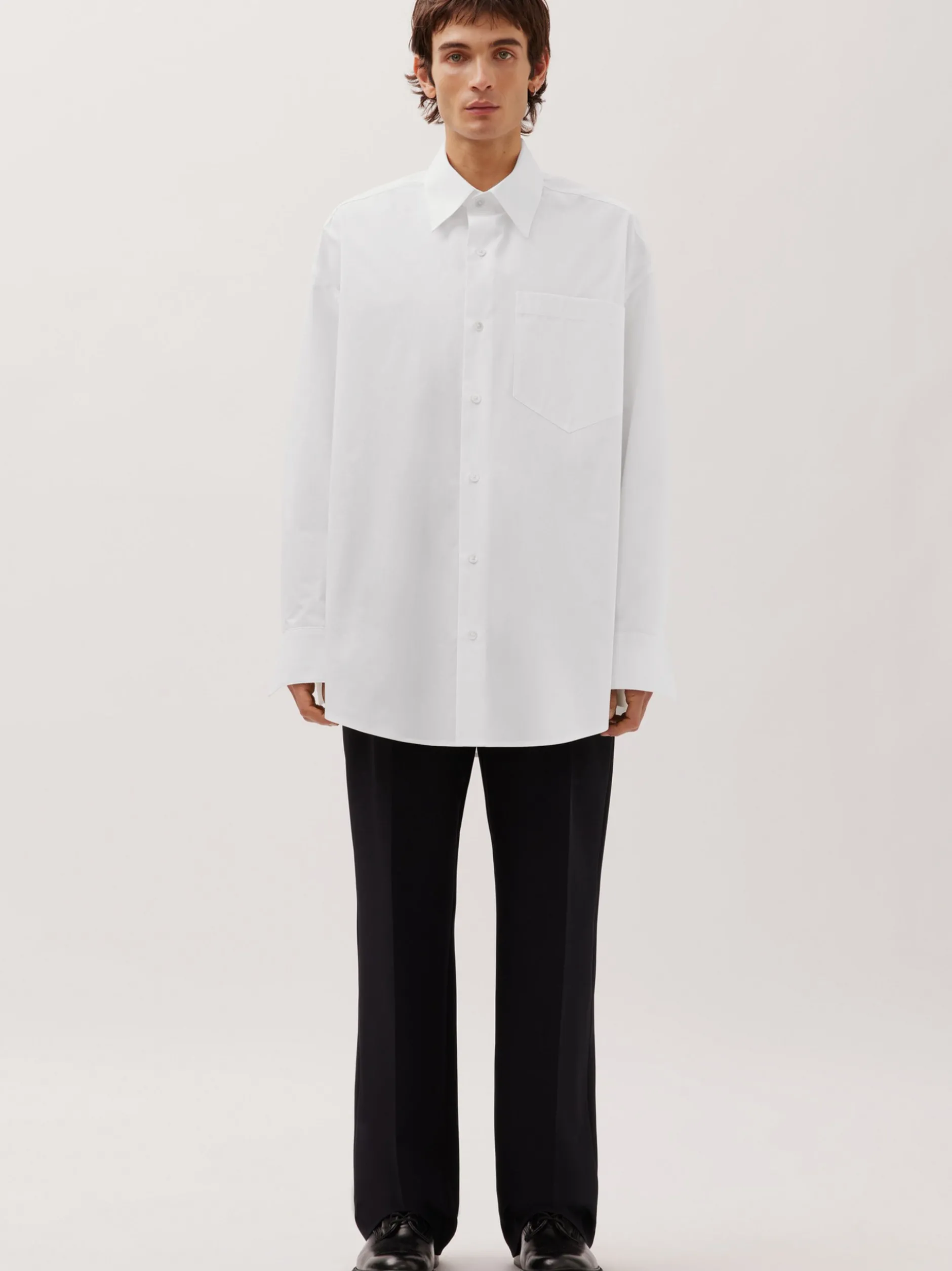 Studio Seidensticker Herren Unisex Hemd - Oversized Fit in weiß