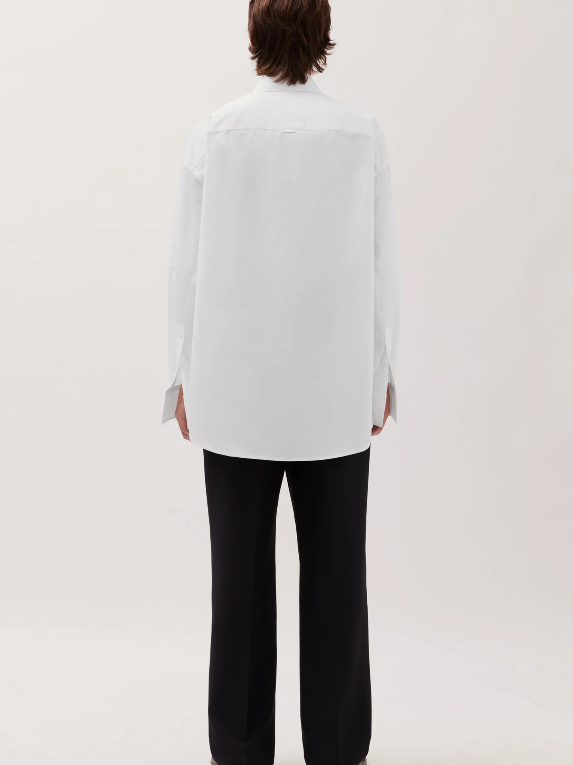 Studio Seidensticker Herren Unisex Hemd - Oversized Fit in weiß