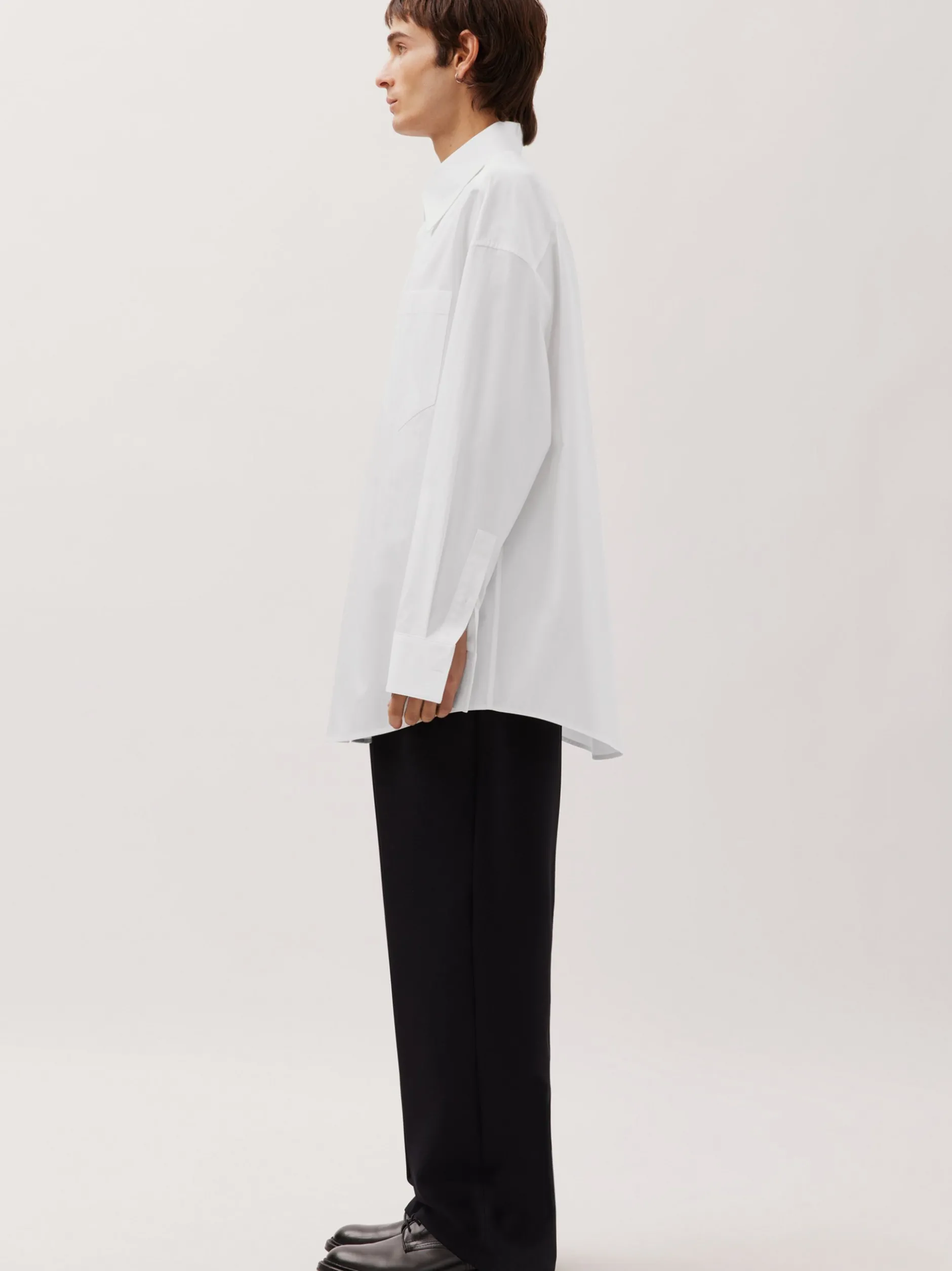 Studio Seidensticker Herren Unisex Hemd - Oversized Fit in weiß