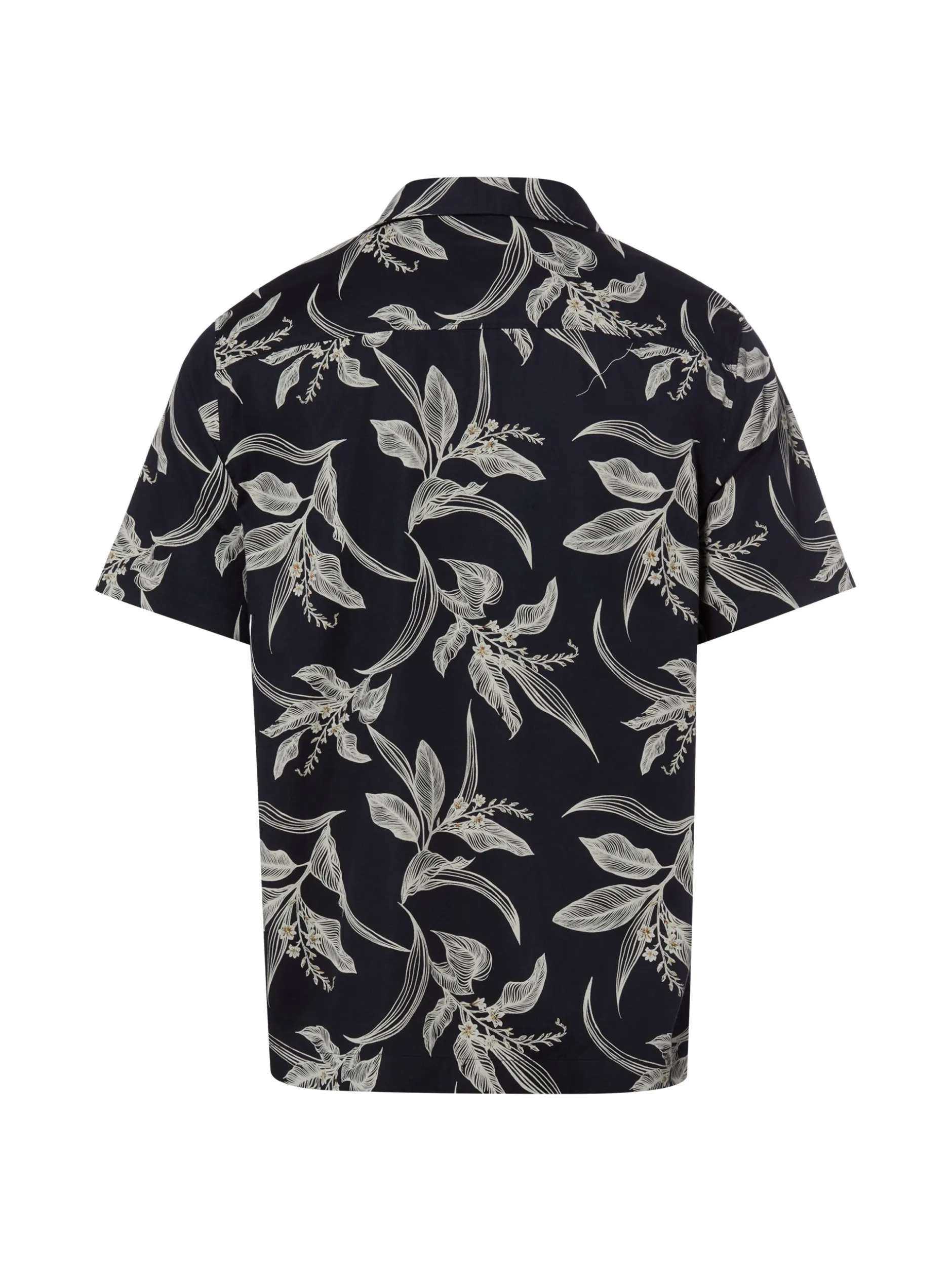 Superdry Herren Kurzarmhemd in marine ecru