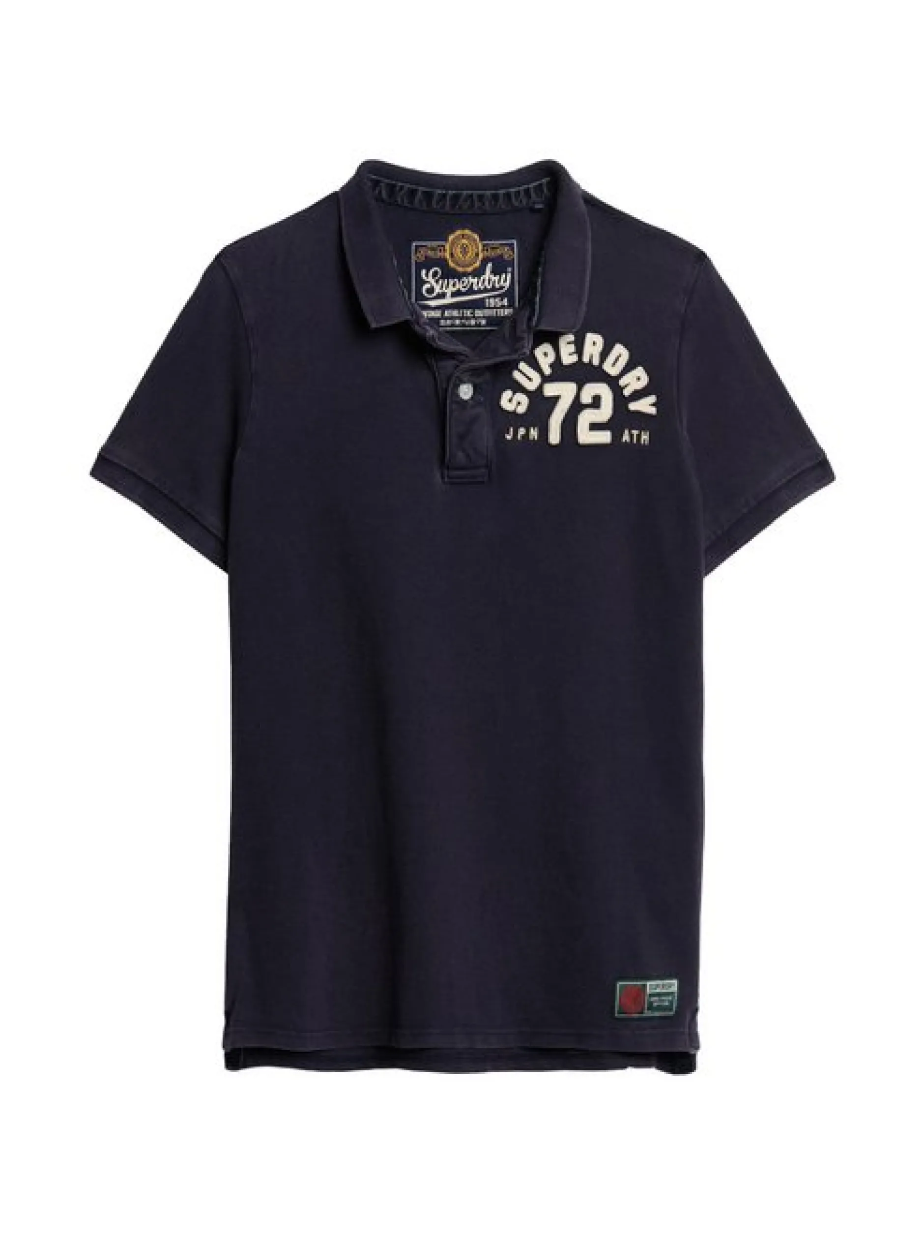 Superdry Herren Poloshirt in marine - Ärmel: kurzarm
