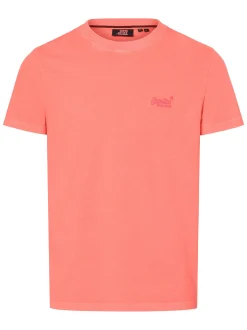 Superdry Herren T-Shirt in koralle - Ärmel: kurzarm