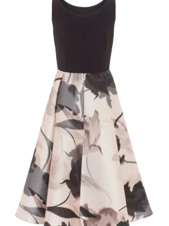 Swing Damen Abendkleid in mehrfarbig - Ärmel: ohne Arm