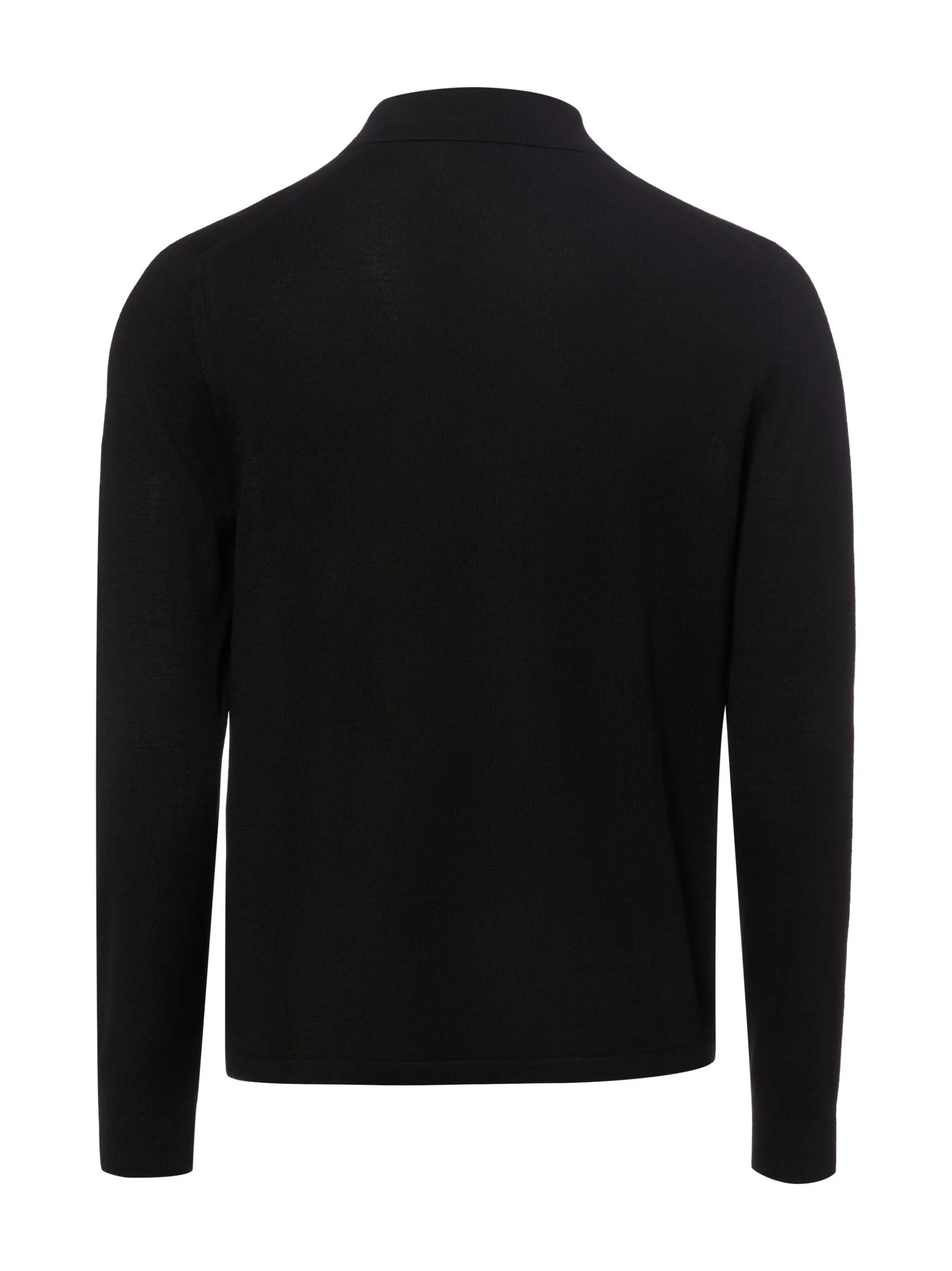 Tiger of Sweden Herren Merino-Strickpullover in schwarz